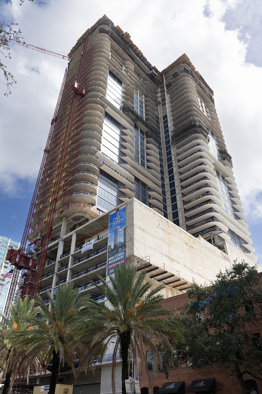 The ONE Tampa building is a 225-unit luxury high-rise in downtown Tampa. The ONE Tampa building is a 225-unit luxury high-rise in downtown Tampa.