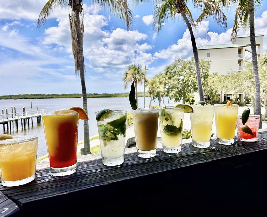 Boca Ciega Waterfront Bar & Grill offers a variety of cold drinks and cocktails. Boca Ciega Waterfront Bar & Grill offers a variety of cold drinks and cocktails.