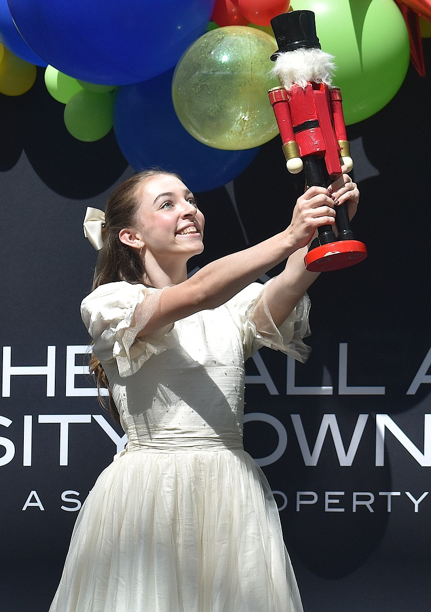 Sarasota Ballet 14-year-old Violet Olson plays the role of Clara in 
