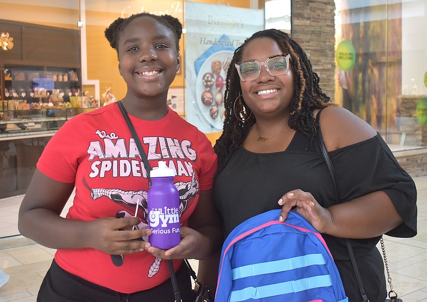 Lakewood Ranch's Nijah Rene, 11, and Melissa Carey