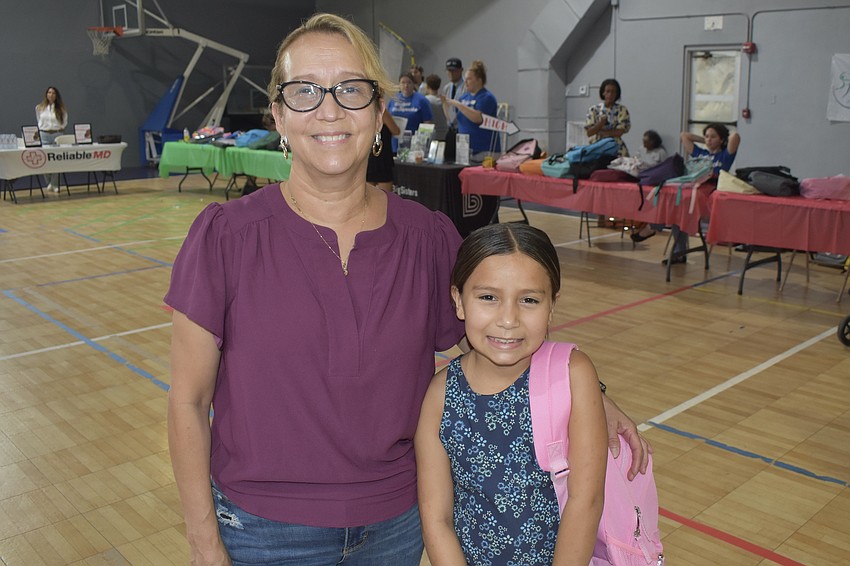Maribel Orduno attended with her granddaughter Mila Hernandez, 7.