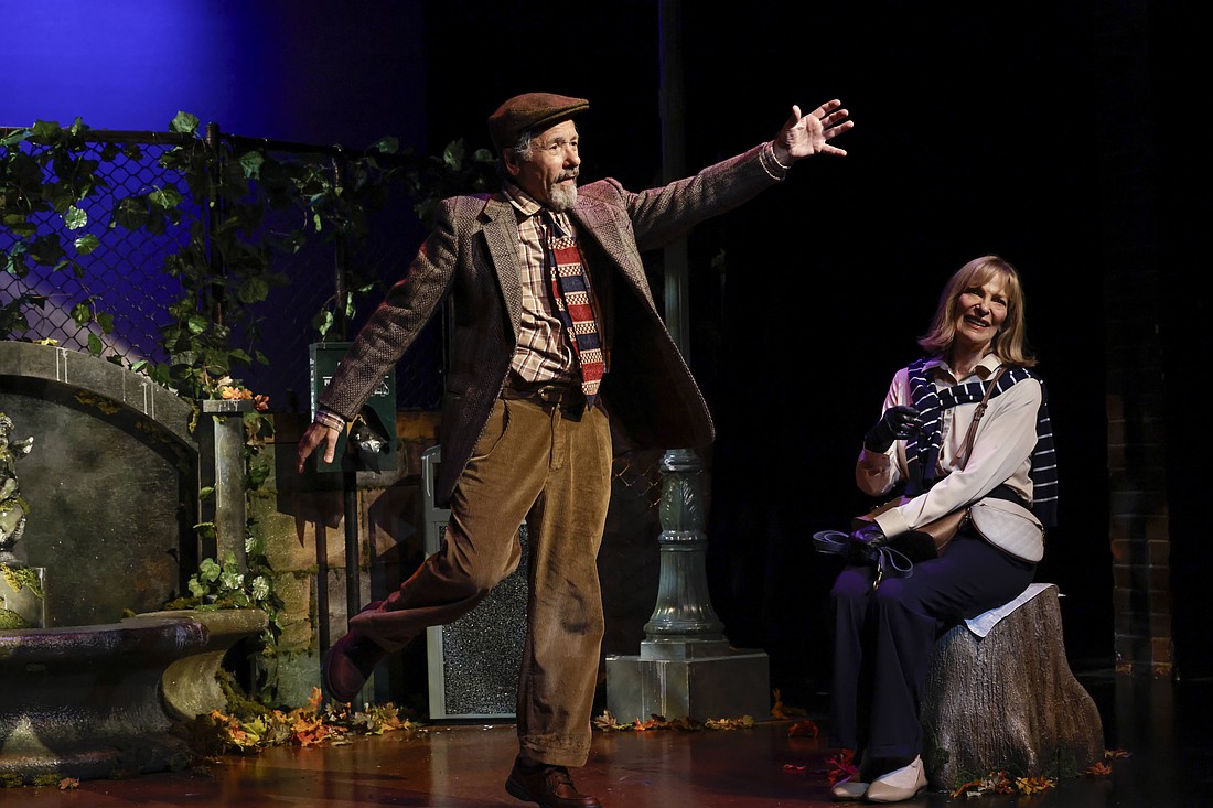 John Guerrasio and Laura Gardner star in "The Last Romance," which runs at Florida Stuudio Theatre through Aug. 16.
