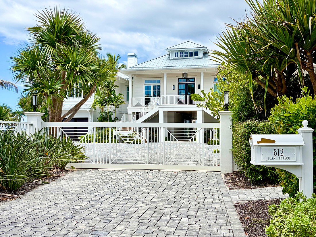 The home at 612 Juan Anasco Drive sold for $18.99 million. Built in 2024, it has six bedrooms, six-and-two-half baths, a pool and 8,815 square feet of living area.