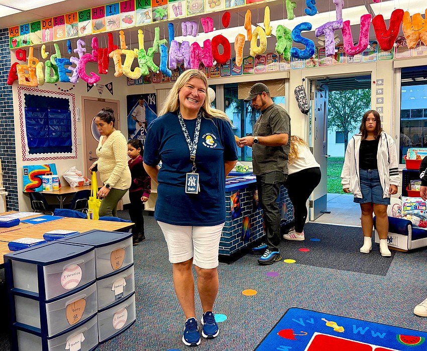 Cari Gibbons, a kindergarten teacher at Alta Vista Elementary School, only lasted in retirement in Florida for a few weeks after she concluded 25 years in Flint, Michigan. She's now starting her eight year at Alta Vista, and she looks forward to another great year of seeing students grow.