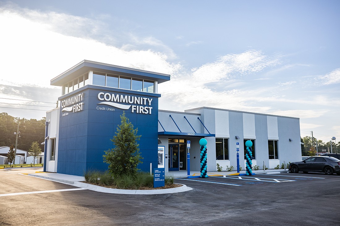 Community First Credit Union has closed on Clay County property intended for a new branch. It would be the first Middleburg branch. Pictured is a branch that recently opened in Nassau County.