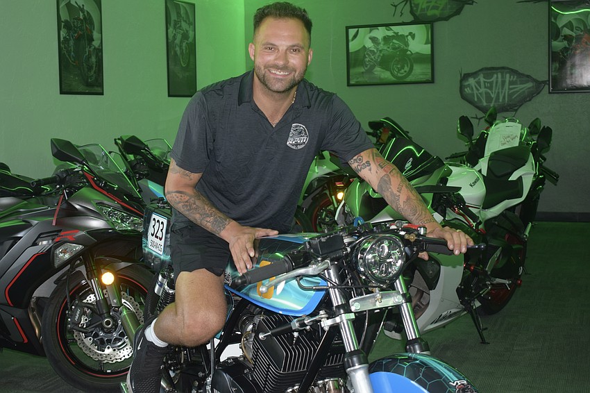 Each and every motorcycle, Mark Salle-Tabor said, has its own personality. In his work as a builder/fabricator at RPM Powersports, he wants to make those personalities shine. Each and every motorcycle, Mark Salle-Tabor said, has its own personality. In his work as a builder/fabricator at RPM Powersports, he wants to make those personalities shine.