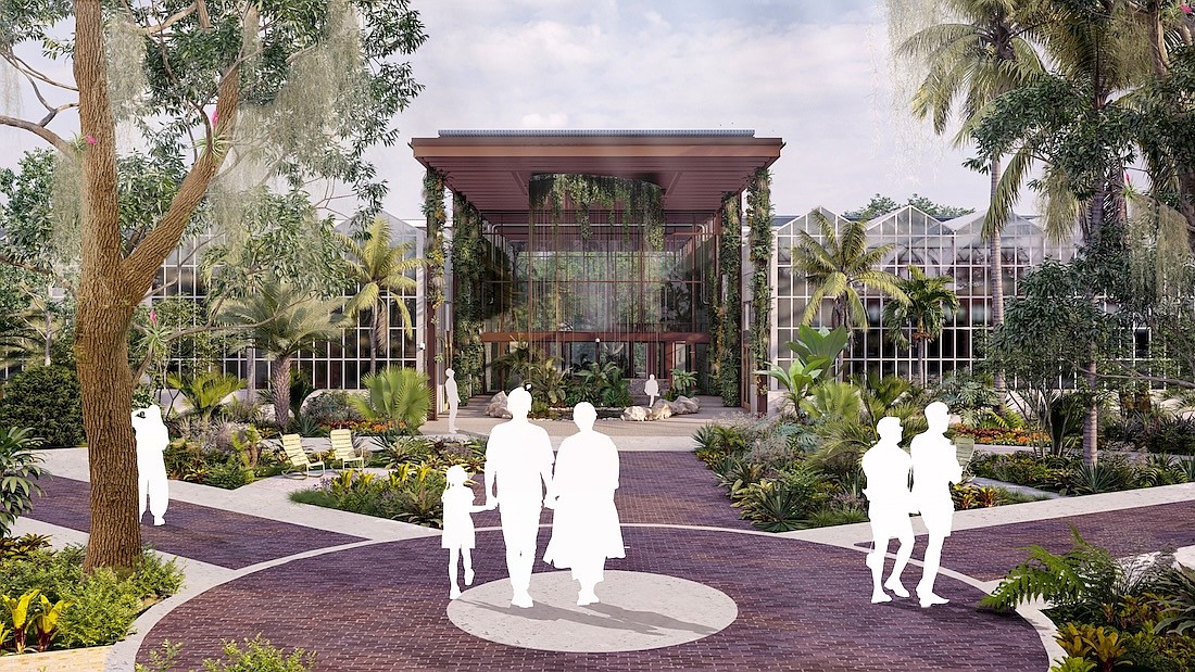 The conservatory complex will showcase more than 20,000 plants from Selby Gardens’ living research collections.