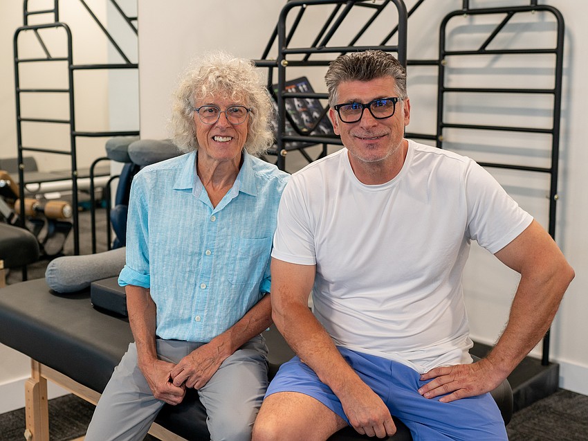Chris Watts (left) has joined Longboat Key Fitness as a manual therapist. Petar Sibinkic has owned the gym since 2010 back when it was called Your Fitness Instructor. Chris Watts (left) has joined Longboat Key Fitness as a manual therapist. Petar Sibinkic has owned the gym since 2010 back when it was called Your Fitness Instructor.