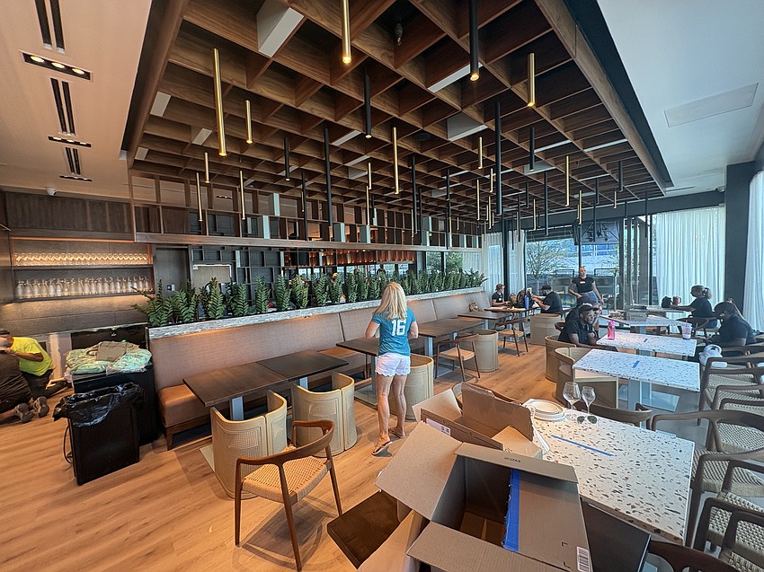 A look inside the Asado Life restaurant before its opening. The location near Met Park Marina is the second for the restaurant, which started in St. Augustine.