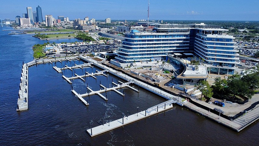 An aerial view of Met Park Marina and the Four Seasons Hotel & Residences. An aerial view of Met Park Marina and the Four Seasons Hotel & Residences.