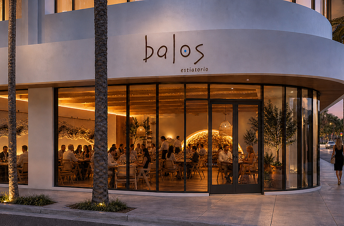 Balos Restaurant will be located on the ground floor of The Edge Sarasota in a 7,200-square-foot space.