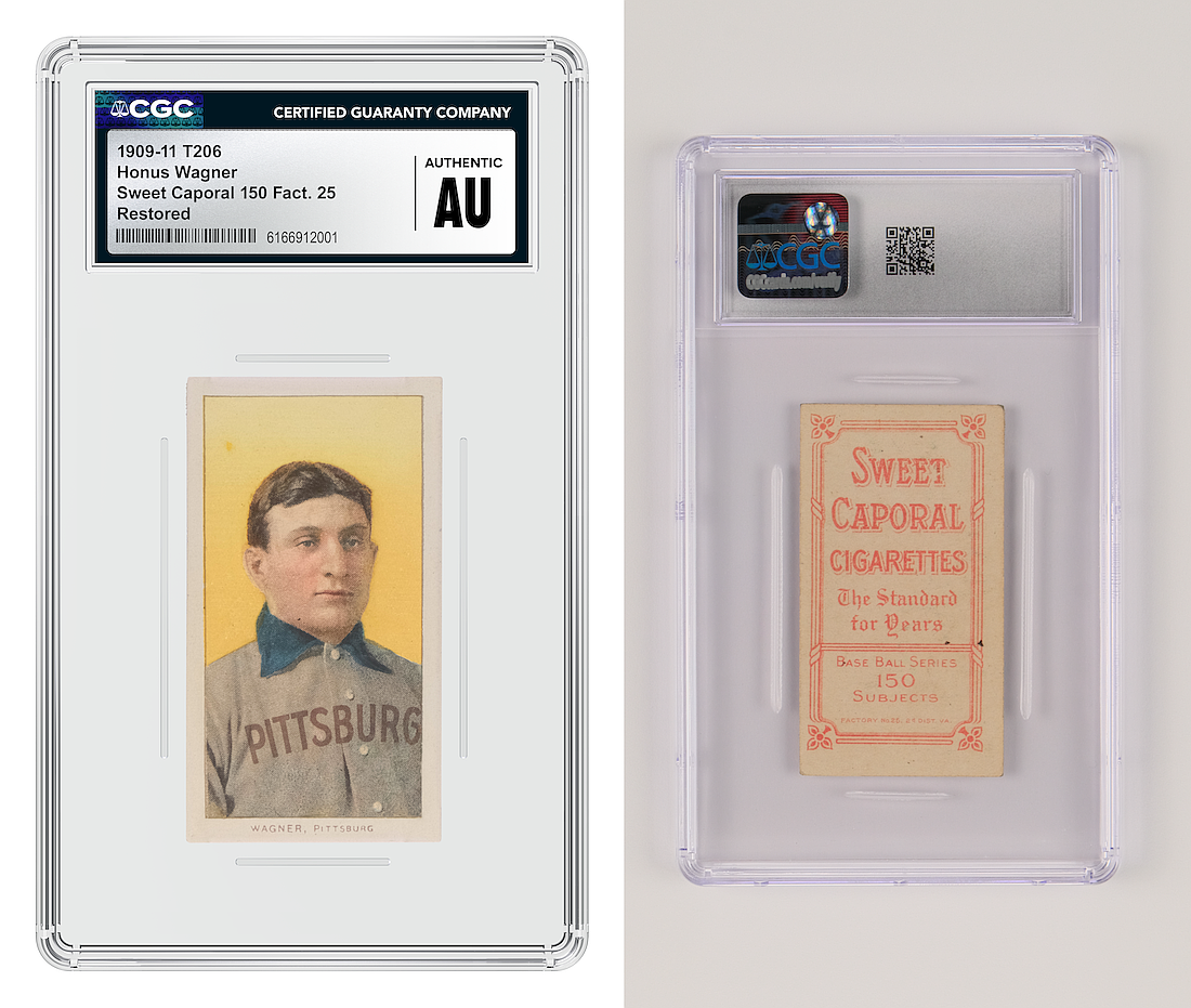 CGC Cards, based in Lakewood Ranch, certified this rare baseball card produced between 1909 and 1911, which recently sold for more than $1.3 million.