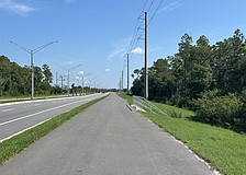 Schroeder-Manatee Ranch has built a path on Bourneside Boulevard, from State Road 64 to University Parkway.