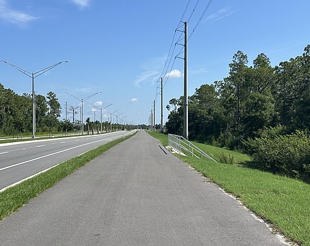 Schroeder-Manatee Ranch has built a path on Bourneside Boulevard, from State Road 64 to University Parkway.