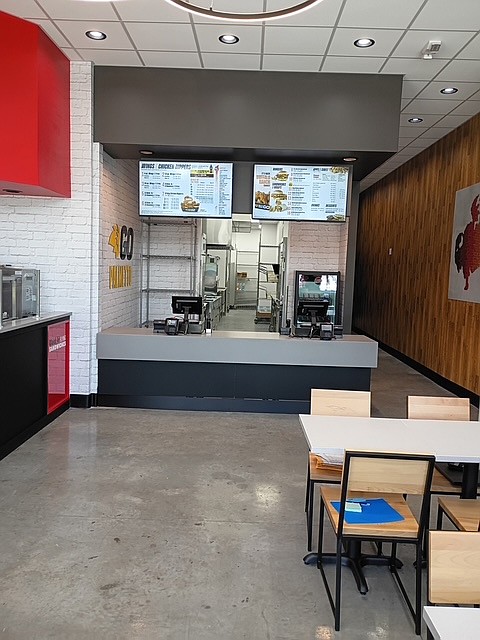 Buffalo Wild Wings Go is next to Jimmy John's under one roof.