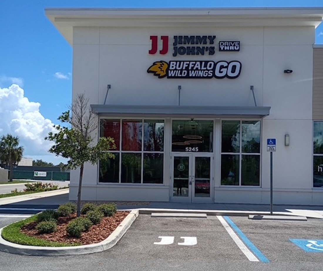 The co-branded Buffalo Wild Wings Go and Jimmy John's will be at 5241 69th St. E in Palmetto. Hours will be 11 a.m. to 1 a.m.